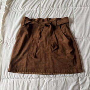 Abercrombie & Fitch Suede Mini Skirt